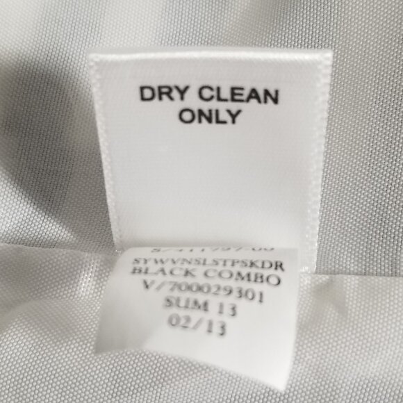 Banana Republic Sz 10 Black White Striped Fit Flare A Line Preppy Dress Pockets - Picture 11 of 12